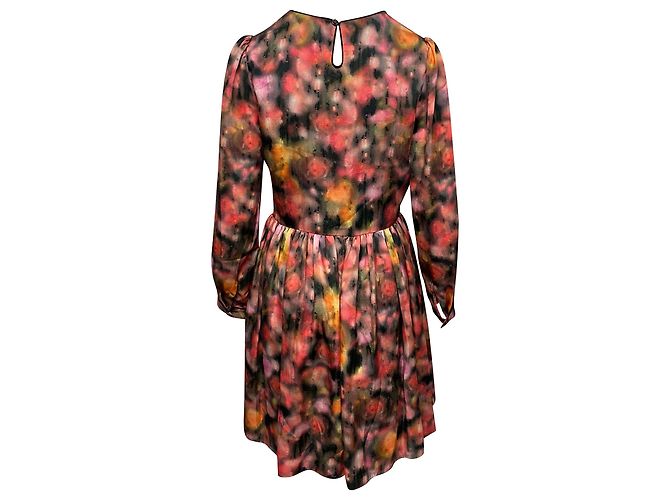 Mulberry Langarmkleid aus mehrfarbigem Polyester Mehrfarben - Ansicht 2