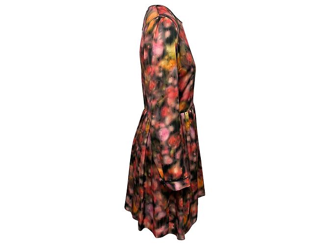 Mulberry Langarmkleid aus mehrfarbigem Polyester Mehrfarben - Ansicht 3