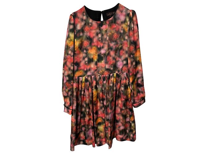Mulberry Langarmkleid aus mehrfarbigem Polyester Mehrfarben - Ansicht 4