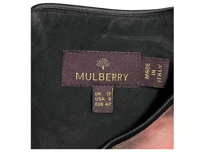 Mulberry Langarmkleid aus mehrfarbigem Polyester Mehrfarben - Ansicht 7