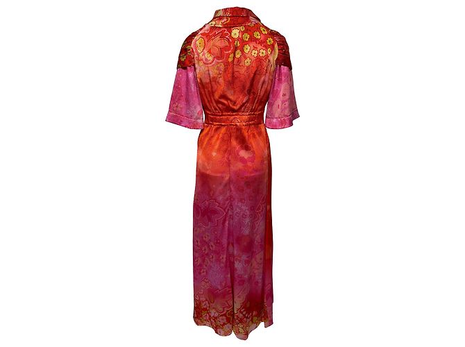 Abito Peter Pilotto a Stampa Floreale in Seta Multicolor Stampa python - vista 2