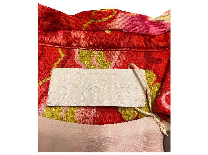 Abito Peter Pilotto a Stampa Floreale in Seta Multicolor Stampa python - vista 3