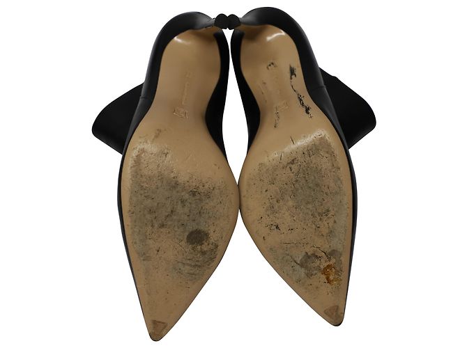 Botines con Cremallera Gianvito Rossi en Cuero Negro - vista 4