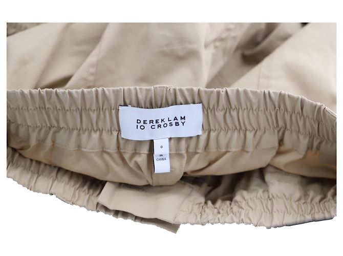 Joggers Derek Lam Phoenix de algodón beige - vista 3
