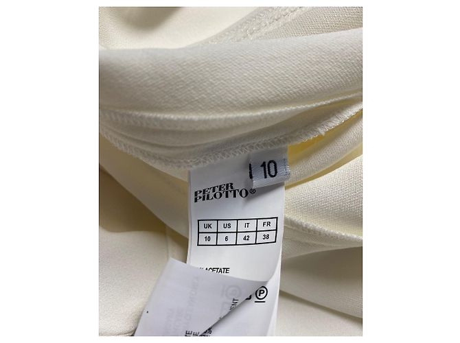 Pantalones Cortos Peter Pilotto en Acetato Blanco - vista 6