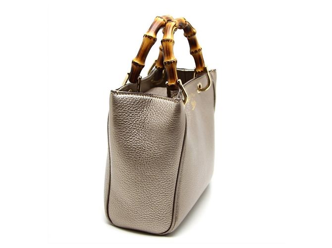 [Usato] Gucci Bamboo 2WAY borsa Pelle bronzo / finiture in metallo oro - vista 2