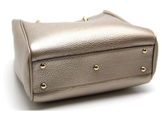 [Usato] Gucci Bamboo 2WAY borsa Pelle bronzo / finiture in metallo oro - vista 6