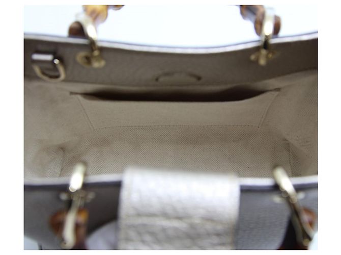 [Usato] Gucci Bamboo 2WAY borsa Pelle bronzo / finiture in metallo oro - vista 9