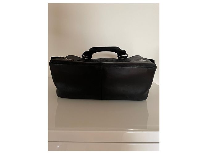 Borsa Céline Boogie in pelle nera Nero - vista 4