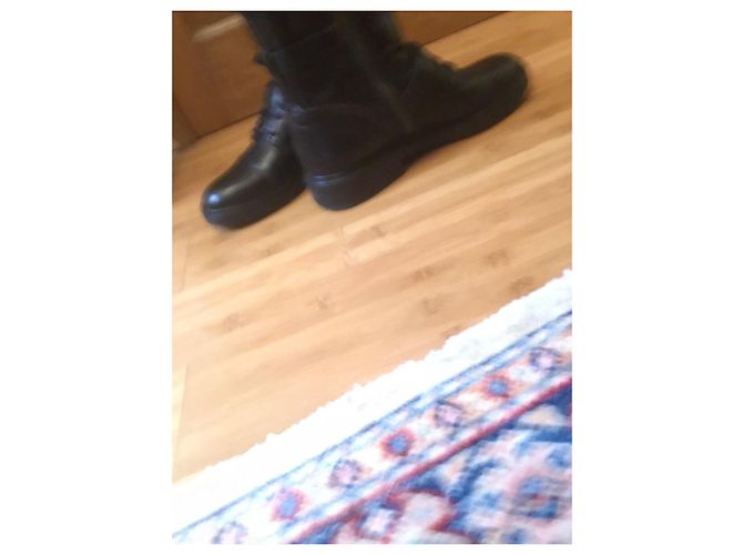 Botas Biker Belle Sigerson Morrison de Cuero Negro 37 - vista 3