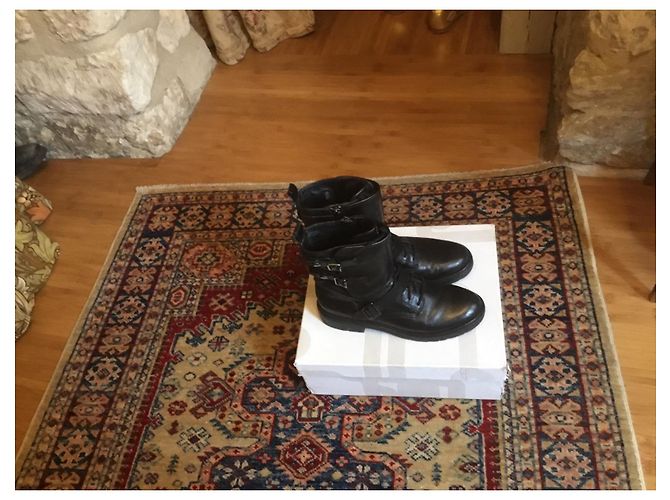 Botas Biker Belle Sigerson Morrison de Cuero Negro 37 - vista 5