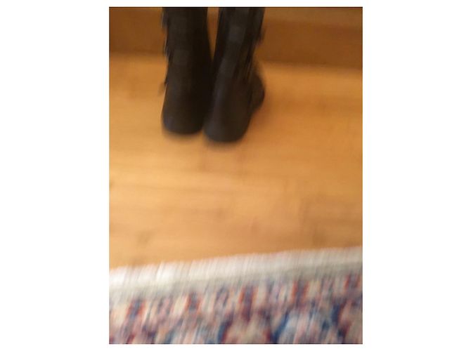 Botas Biker Belle Sigerson Morrison de Cuero Negro 37 - vista 6
