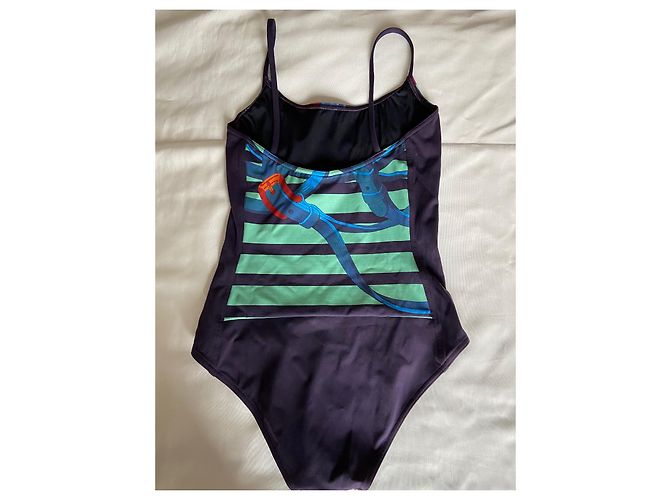 Costume da bagno Hermès Flanges blu - vista 3