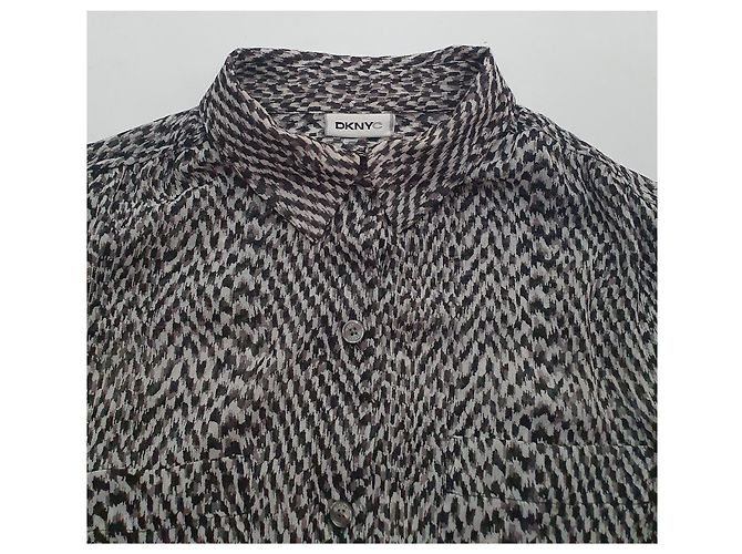 Dkny Top in Viscosa Multicolore - vista 5