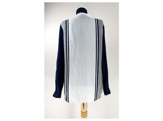 Autre Marque Camicia Second Female Manolo Viscosa Nero Bianco L - vista 3