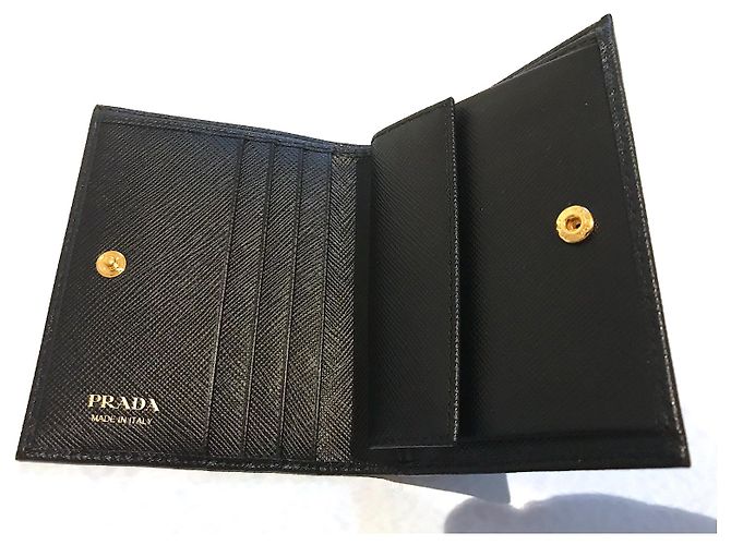 Saffiano Prada Purses, wallets, cases Black - view 2
