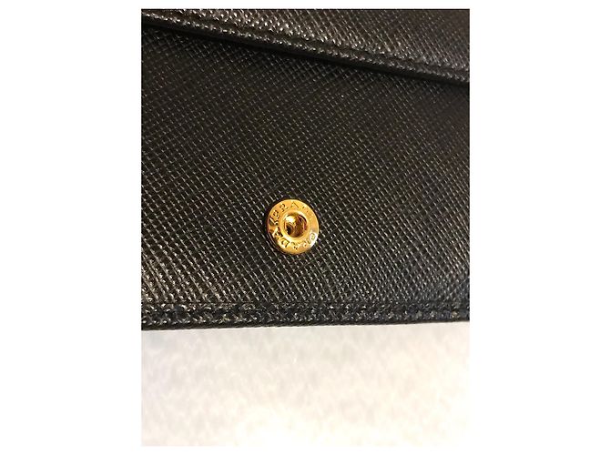 Saffiano Prada Purses, wallets, cases Black - view 4