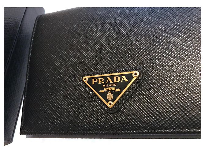 Saffiano Prada Purses, wallets, cases Black - view 6