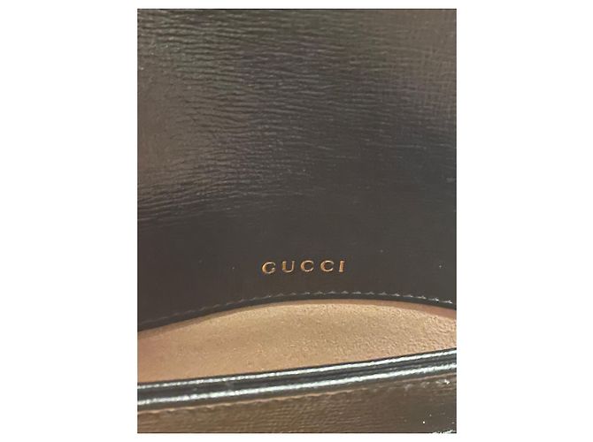 Autre Marque Borsa Horsebit in pelle nera Nero - vista 6