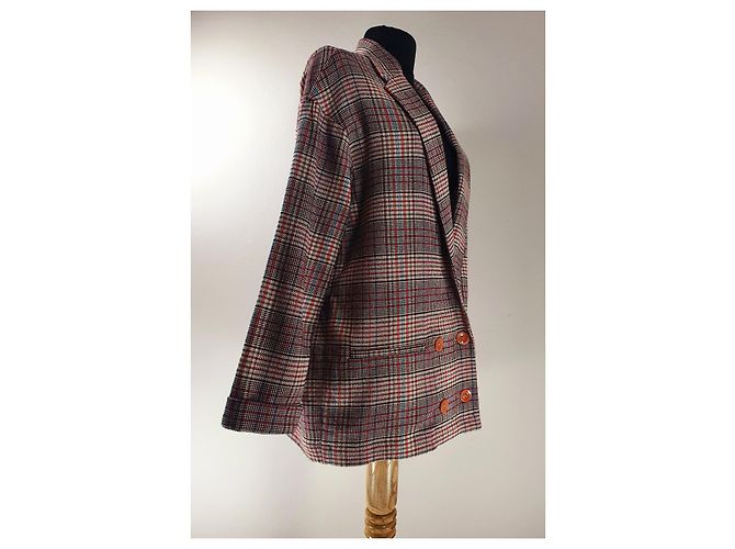 Sessun Blazer kariert Oversize Mehrfarben - Ansicht 2