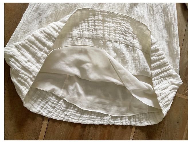 masscob colore abito Cream T. 34 poco per volta 36 Bianco sporco - vista 12