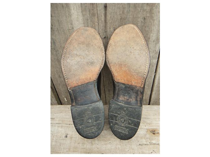 Scarpe Oxford Loake Cap Toe Nere in Pelle 41 Nero - vista 6
