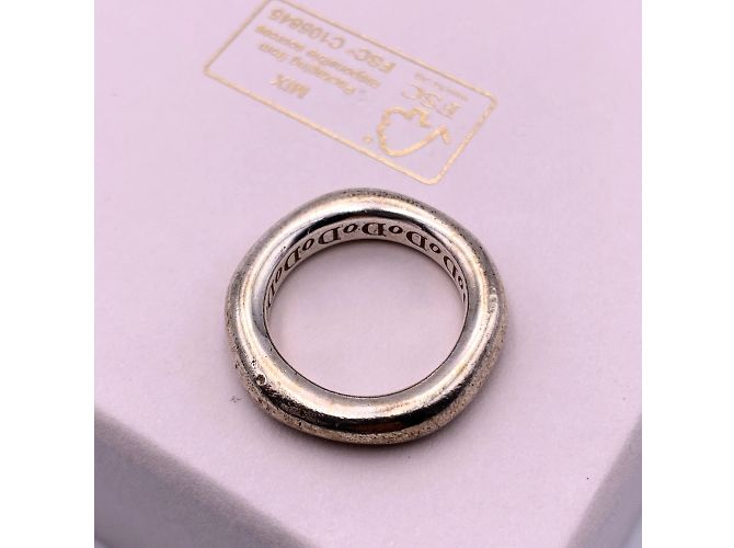Dodo Pomellato Sterlingsilber 925 Unregelmäßige Ringgröße von Essentials 5 3/4 US - Ansicht 2