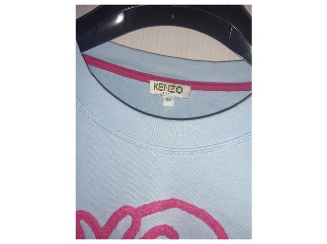 Kenzo Sweatshirt Hellblau Baumwolle Mädchen 15-16 Jahre - Ansicht 3