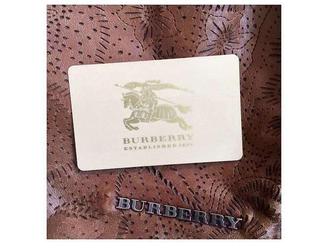 Burberry Avondale lasergeschnittene Hobo-Tasche Braun Kastanie - Ansicht 14