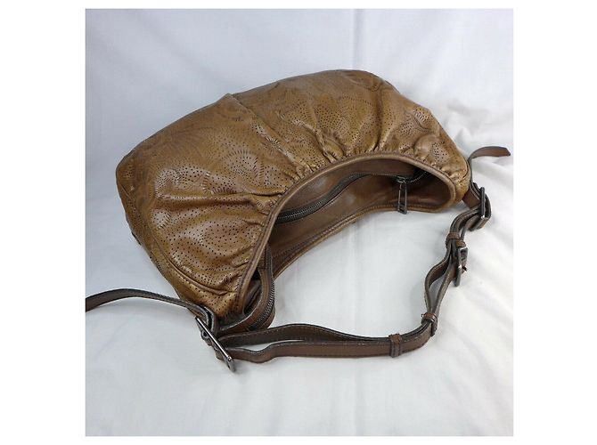 Burberry Avondale lasergeschnittene Hobo-Tasche Braun Kastanie - Ansicht 4