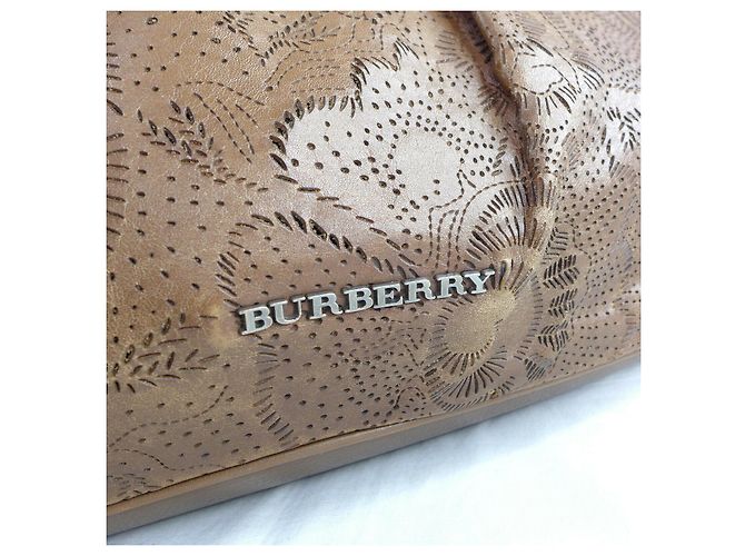 Burberry Avondale lasergeschnittene Hobo-Tasche Braun Kastanie - Ansicht 5