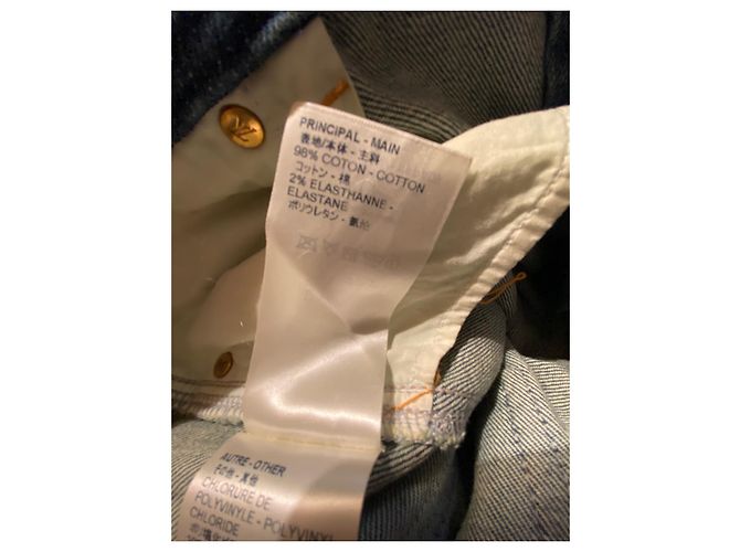 Jean Louis Vuitton Monogramme Denim Bleu - vue 7