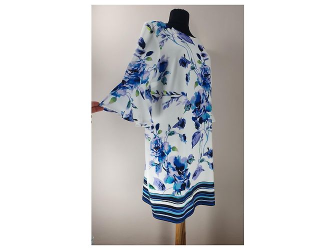 Joseph Ribkoff Blumenkleid aus Polyester Mehrfarben - Ansicht 3