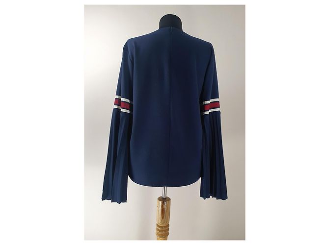 Autre Marque Birgitte Herskind Top Blu Navy Blu scuro - vista 3