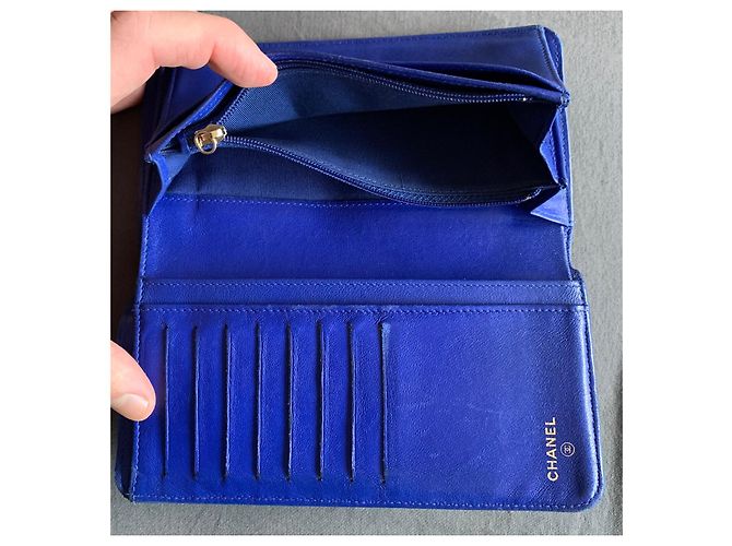 Chanel Timeless Classique wallet Blue - view 4