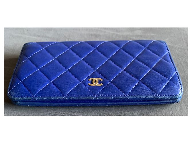 Chanel Timeless Classique wallet Blue - view 6