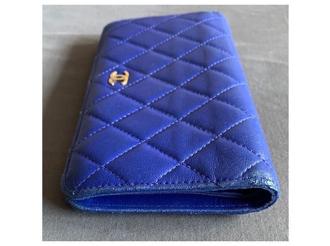 Chanel Timeless Classique wallet Blue - view 9