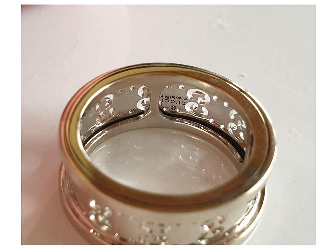 Gucci Gg Drehring Weißgold 750/000 Silber - Ansicht 7