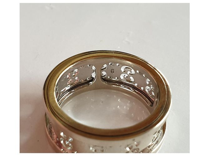 Gucci Gg Drehring Weißgold 750/000 Silber - Ansicht 8