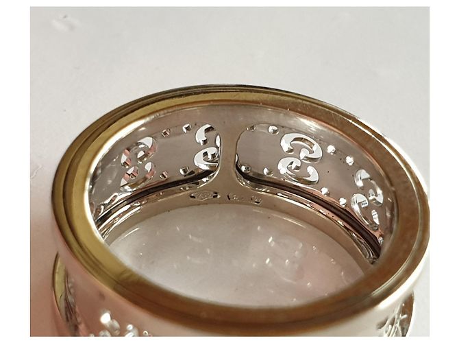 Gucci Gg Drehring Weißgold 750/000 Silber - Ansicht 9