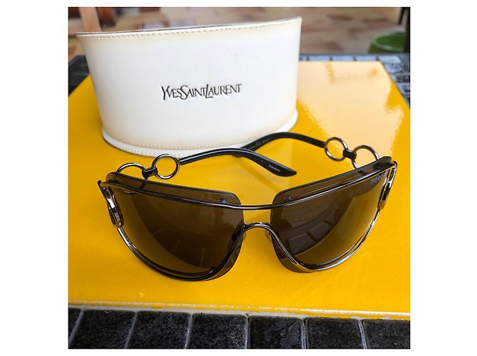 Gafas de sol Yves Saint Laurent Metálicas de Acero Metálico - vista 2
