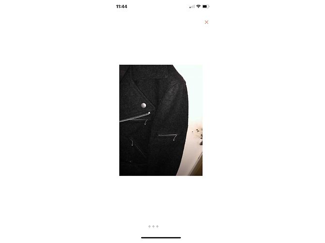 Abrigo de lana Comme Des Garcons Junya Watanabe Gris oscuro Gris antracita - vista 5