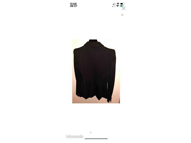 Barbara Bui Blazer Schwarz Viscose Größe M - Ansicht 5
