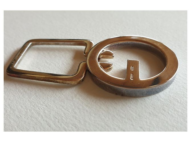 Vintage Gucci key ring in solid silver 925 Silvery - view 5