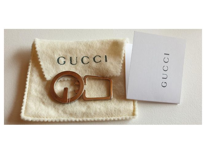 Vintage Gucci key ring in solid silver 925 Silvery - view 8