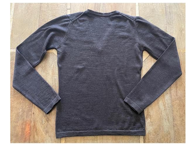 Brauner Scorched-Earth-Pullover - John Smedley - T. 36 Dunkelbraun - Ansicht 2