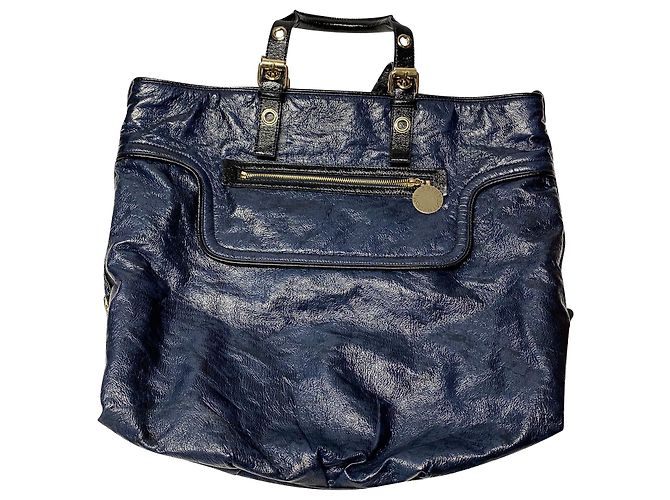 Stella Mc Cartney Borsa Tote Stella McCartney con Portafoglio in Ecopelle Blu - vista 2