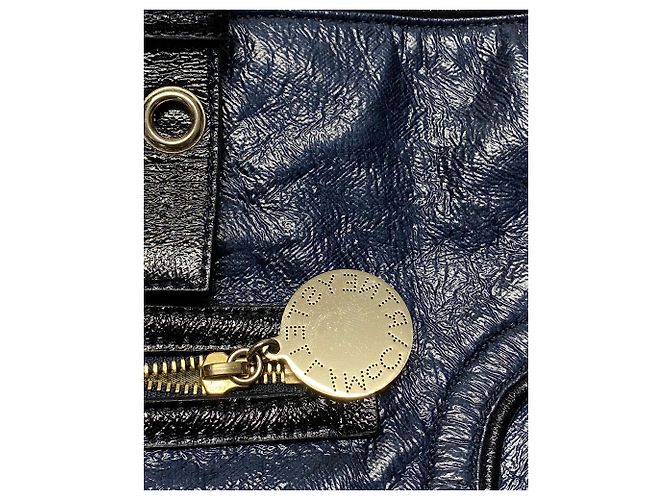 Stella Mc Cartney Borsa Tote Stella McCartney con Portafoglio in Ecopelle Blu - vista 3