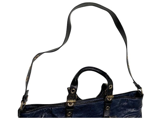 Stella Mc Cartney Borsa Tote Stella McCartney con Portafoglio in Ecopelle Blu - vista 6