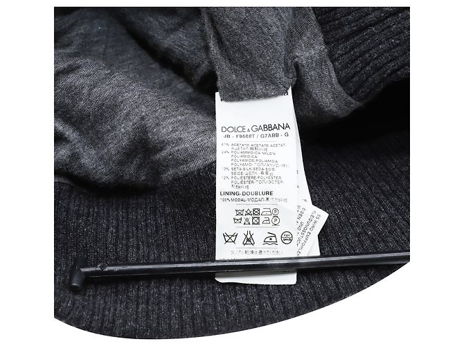 Dolce & Gabbana Bordeaux Moletom Brocado em Poliéster Borgonha Vermelho - vista 5